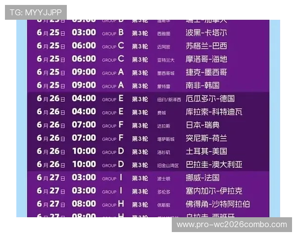 2026年世界杯开赛时间表及赛程安排最新信息全解读 2026年世界杯开赛时间表及赛程安排最新信息全解读